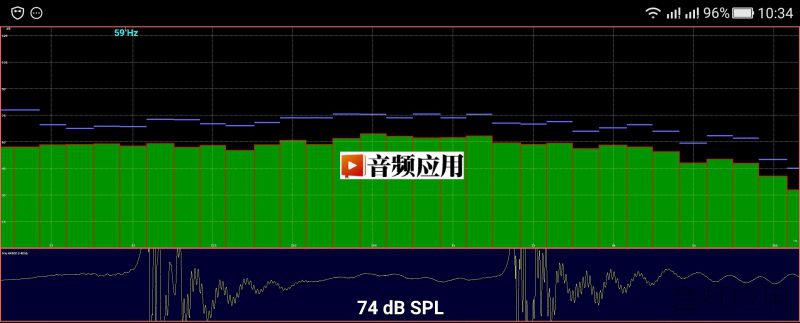 安卓手机版AudioTools频谱分析软件audiotools使用外置mic